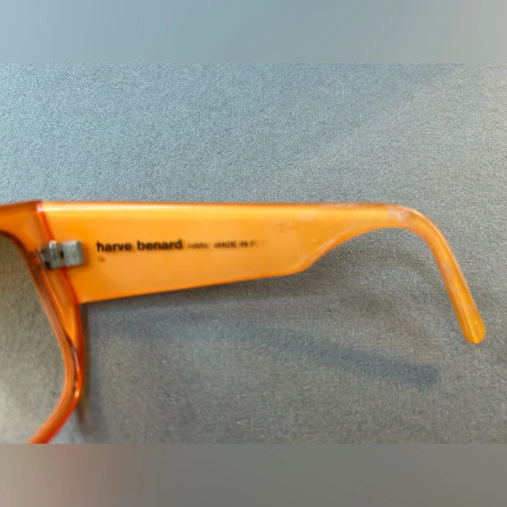 Harve Benard‎ Vintage Orange Oversized Sunglasses 1980’s